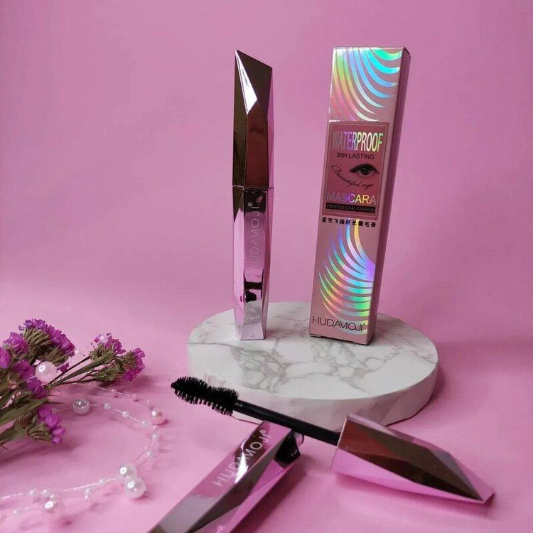 ریمل الماسی هدی موجی با فرچه حرفه ای و بلند کننده مژه