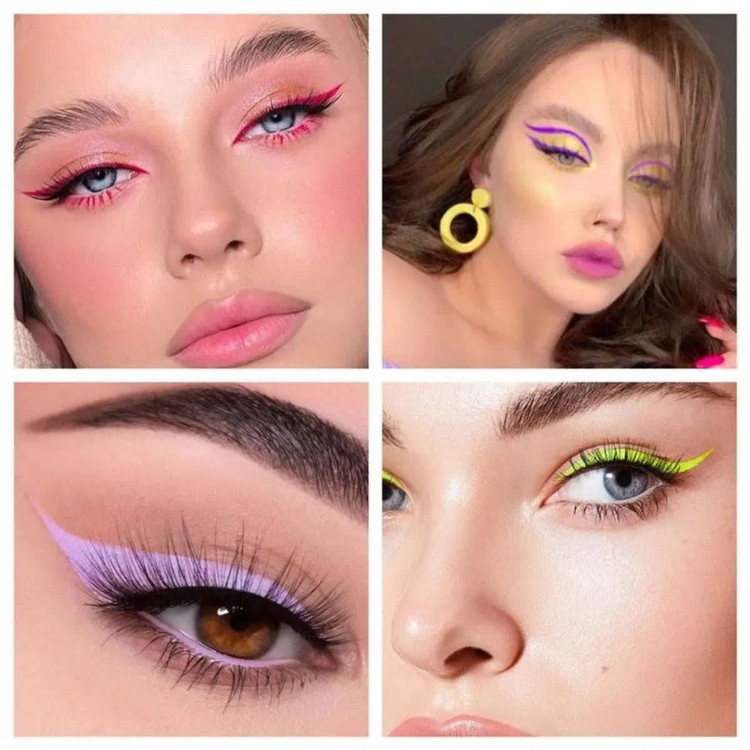 مداد چشم و سایه چشم نئونی رنگی