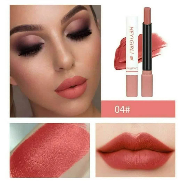 رژلب سیگاری جامد مخملی هنگ فنگ پک 4 تایی