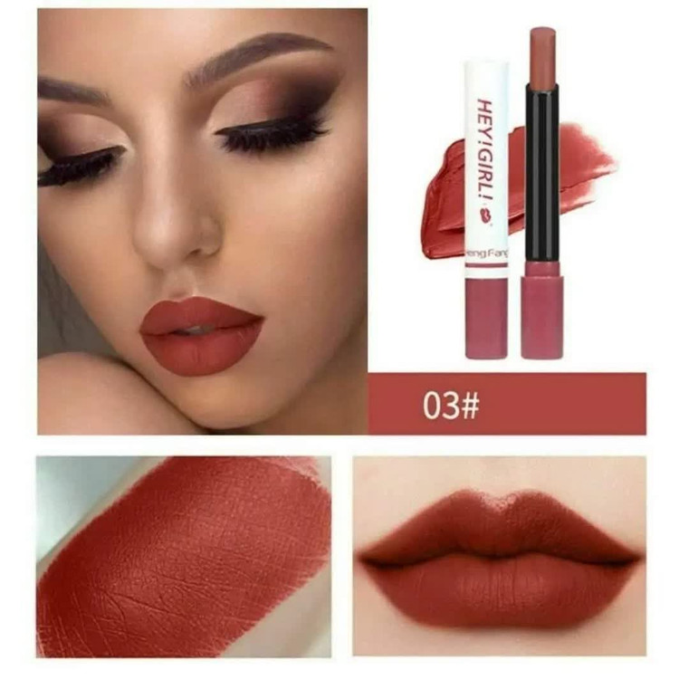رژلب سیگاری جامد مخملی هنگ فنگ پک 4 تایی